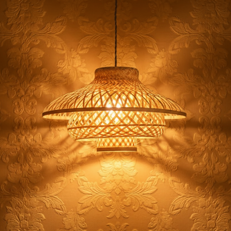 The Bali Weaver's Bamboo Pendant Light